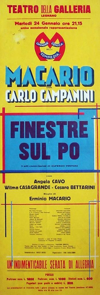 Finestre sul Po (1962) Erminio Macario - Carlo Campanini