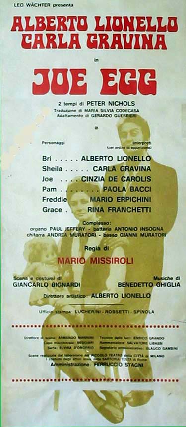 Joe Egg (1969) Alberto Lionello - Carla Gravina