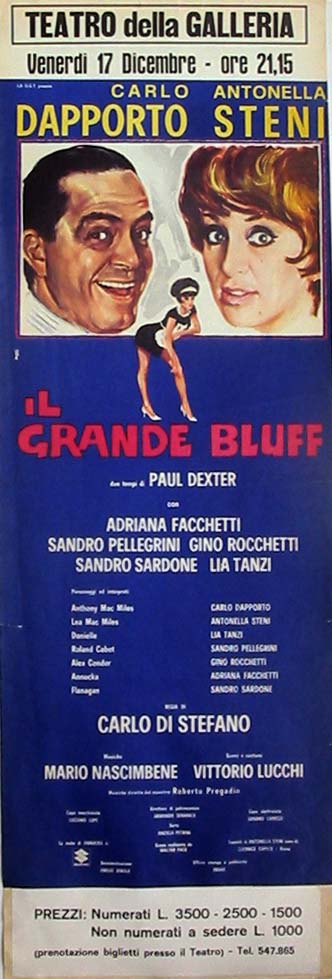 Il grande bluff (1971) Carlo Dapporto - Antonella Steni