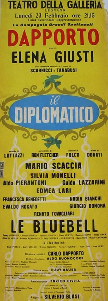 Il diplomatico (1958) Carlo Dapporto - Elena Giusti