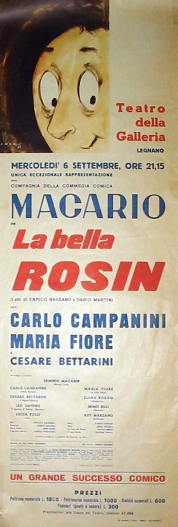 La bella Rosin (1961) Erminio Macario - Carlo Campanini - Maria Fiore