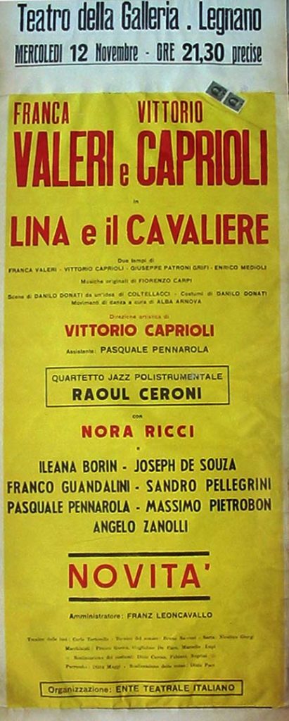Lina e il Cavaliere (1958) Franca Valeri - Vittorio Caprioli