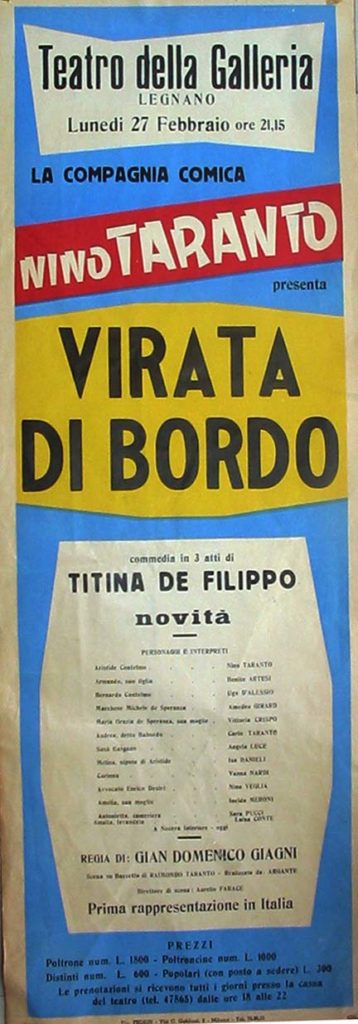 Virata di bordo (1961) Nino Taranto - Isa Danieli