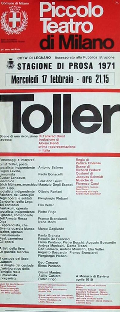 Toller (1971) Paolo Bonacelli - Graziano Giusti - Antonio Salines