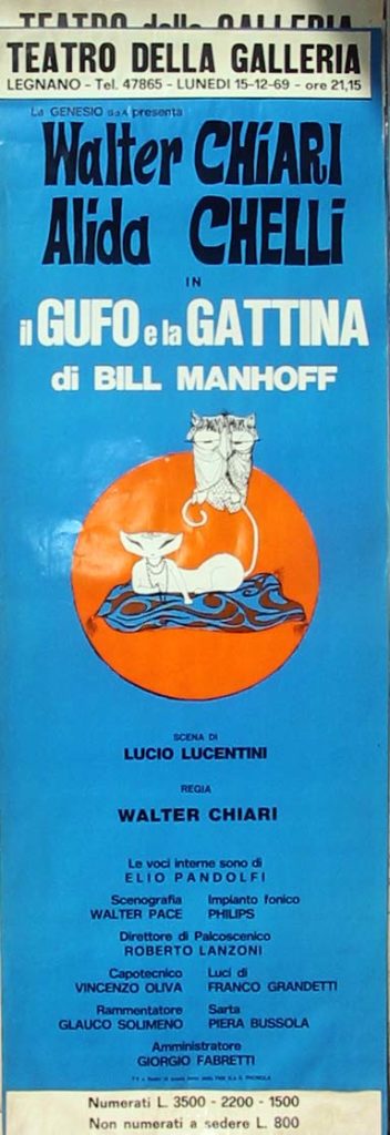 Il gufo e la gattina (1969) Walter Chiari - Alida Chelli