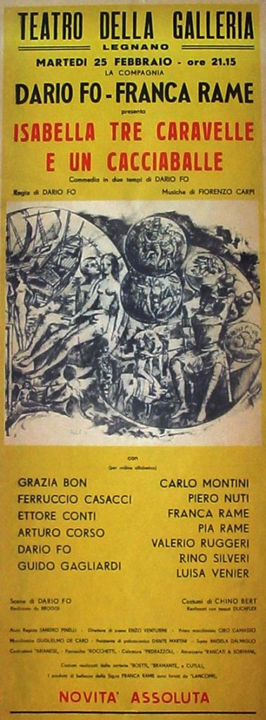 Isabella tre caravelle e un cacciaballe (1963) Dario Fo - Franca Rame