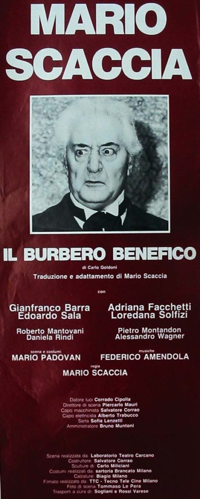 Il burbero benefico (1984) - Mario Scaccia