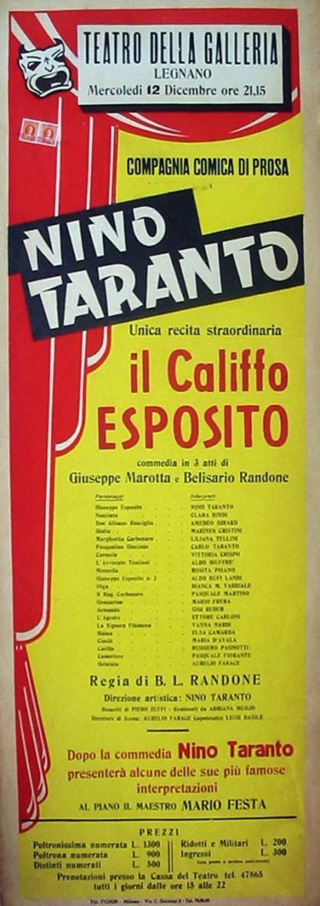 Il Califfo Esposito (1956) Nino Taranto - Clara Bindi