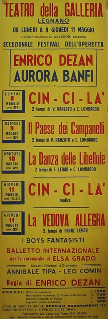 Festival dell'Operetta (1960) Enrico Dezan - Aurora Banfi