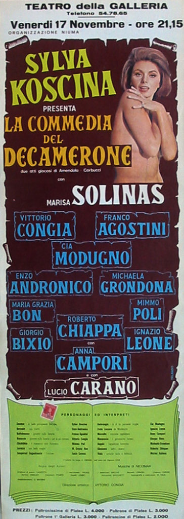 La commedia del Decamerone (1972) Sylva Koscina - Marisa Solinas