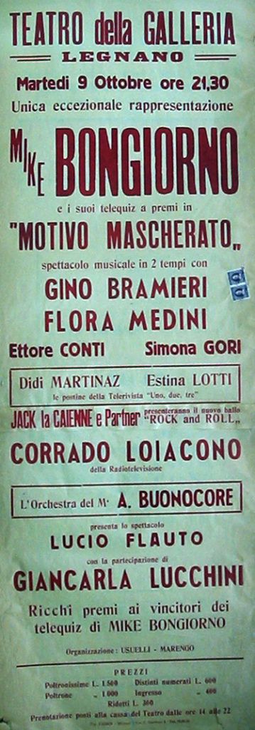 Motivo mascherato (1956) - Mike Bongiorno