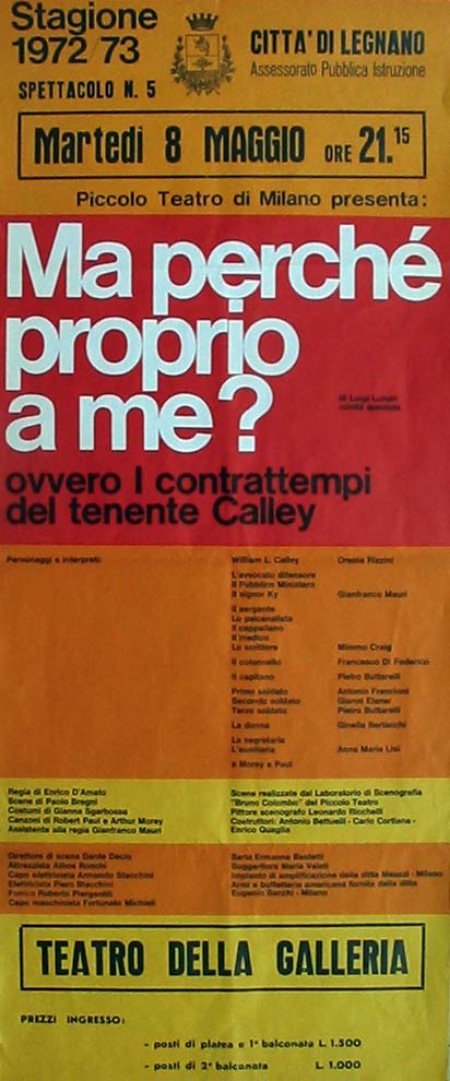 Ma perché proprio a me? (1972) Oreste Rizzini - Gianfranco Mauri