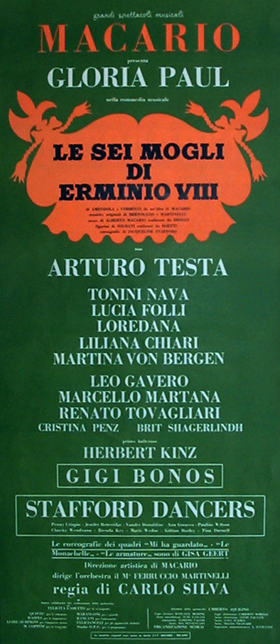 Le sei mogli di Erminio VIII (1966) Erminio Macario - Gloria Paul