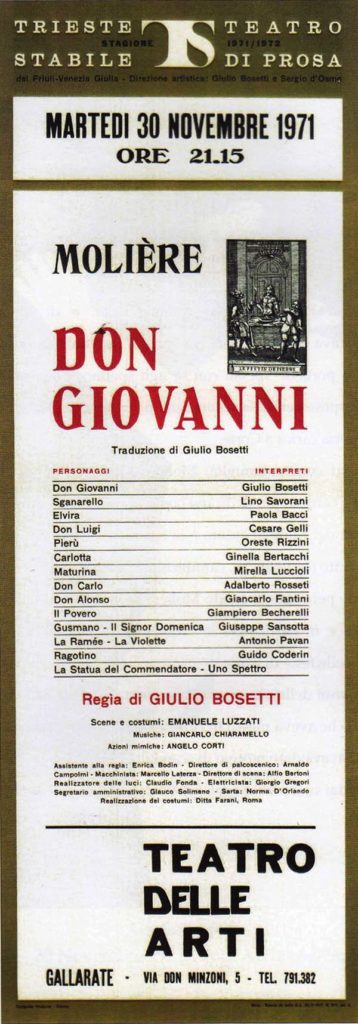 Don Giovanni (1971) - Giulio Bosetti