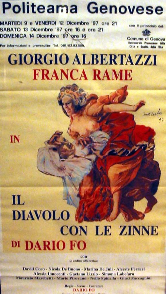 Il diavolo con le zinne (1997) Franca Rame - Giorgio Albertazzi