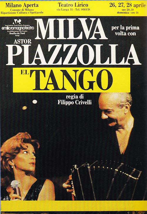 El Tango (1985) Milva - Astor Piazzolla