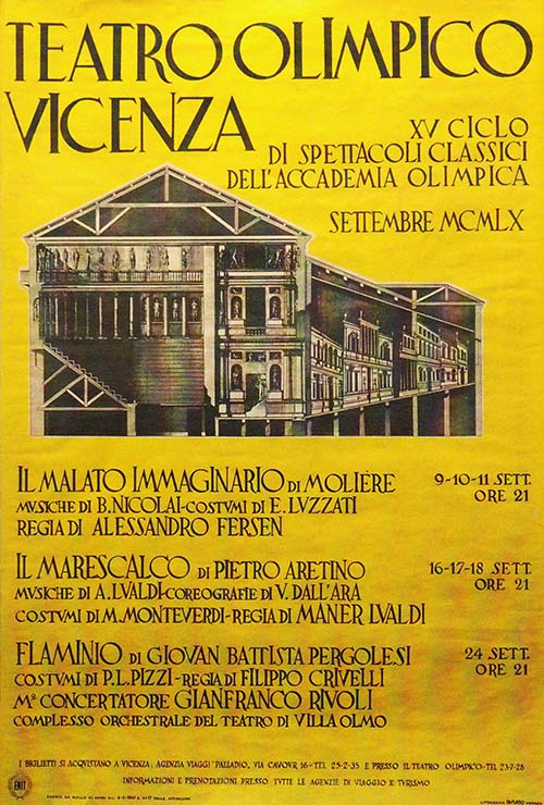 Teatro Olimpico Vicenza (1960) - XV Ciclo di Spettacoli Classici